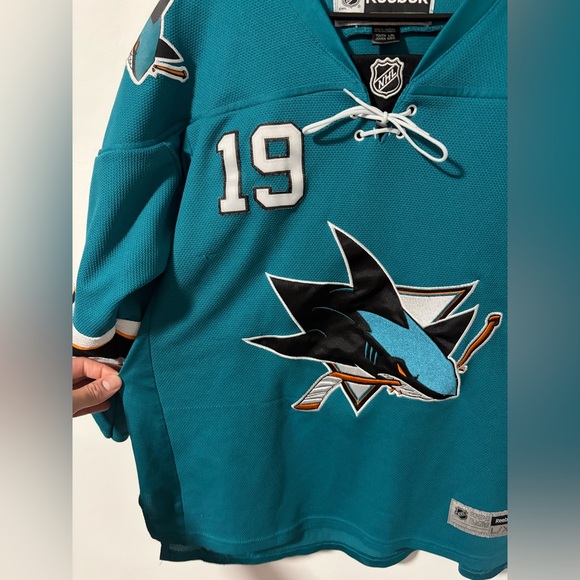 Reebok San Jose Sharks Thornton stitched hockey jersey - Youth Large / XL - Picture 4 of 6